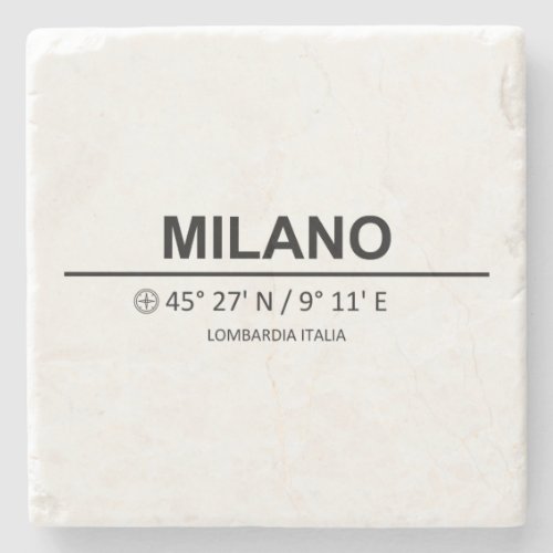 Coordinates Milano Stone Coaster