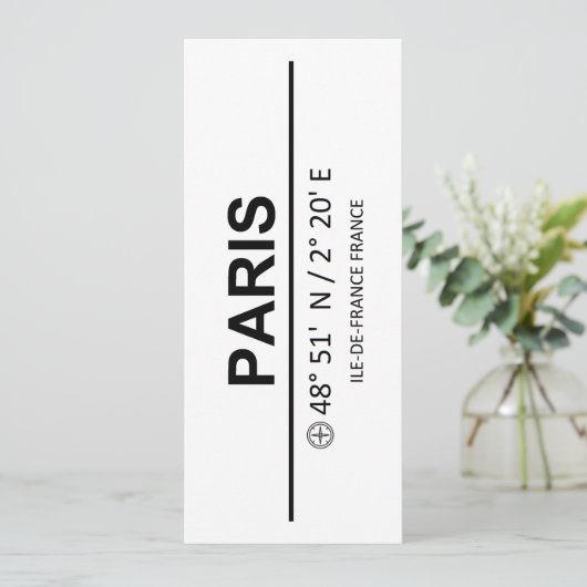 Coordinates Paris (Standing Front)