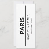 Coordinates Paris (Front)