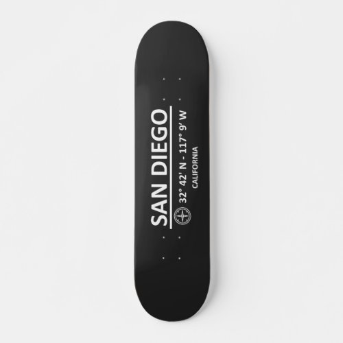 Coordinates San Diego Skateboard