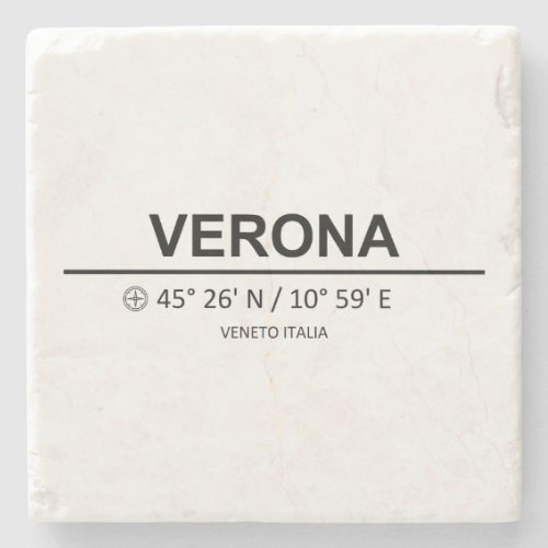 Coordinates Verona Stone Coaster