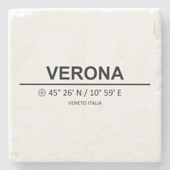Coordinates Verona Stone Coaster (Front)