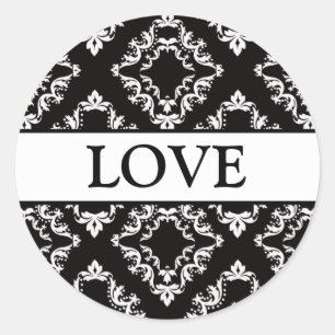 Coordinating Damask Envelope Seals