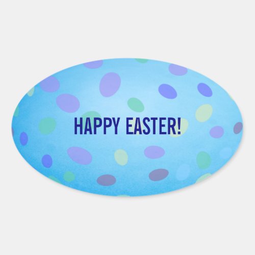 Coordinating Egg Sticker for Easter Favor Bags