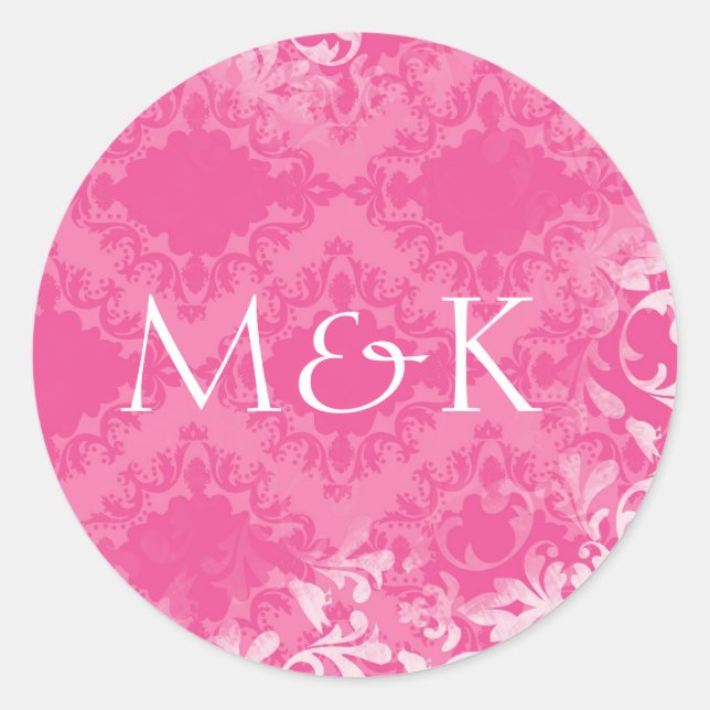 Coordinating Envelope Seals {Petal Pink} (Front)