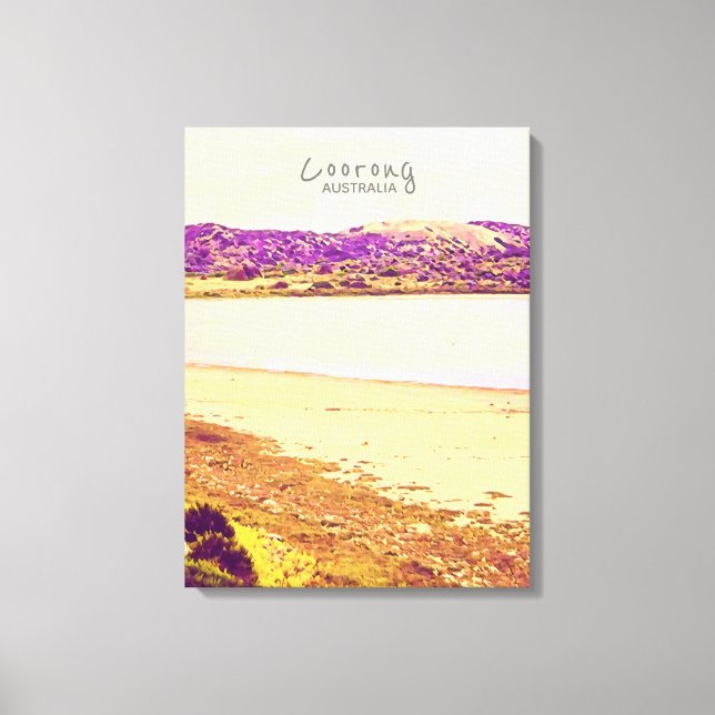 Coorong National Park Australia travel Canvas Print (Front)