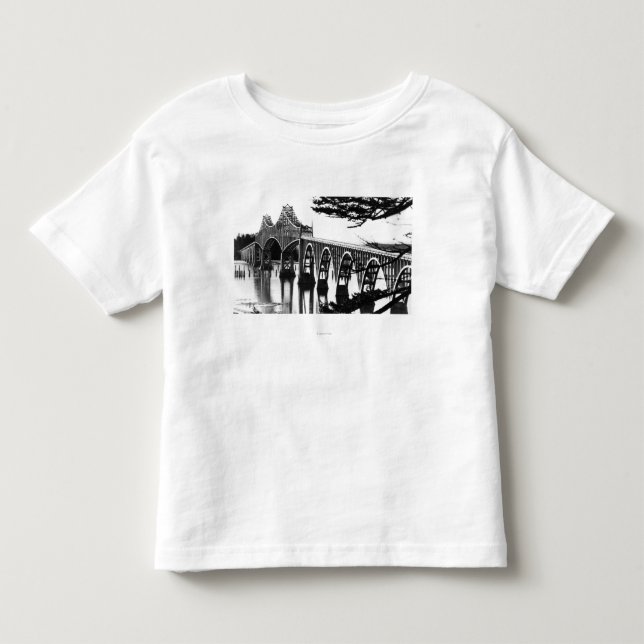 Coos Bay Bridge PhotographNorth Bend, OR Toddler T-shirt (Front)