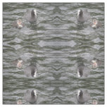 Coot and Chick Patterned Animal Fabric