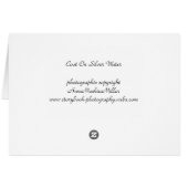Coot on Silver Water Cards (Back Horizontal)