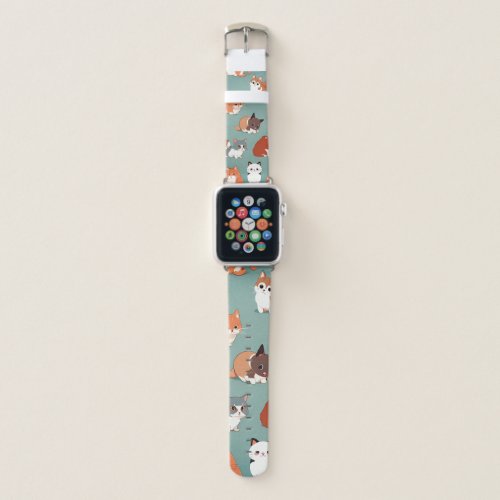 Cootie Kitties AOP Apple Watch Band