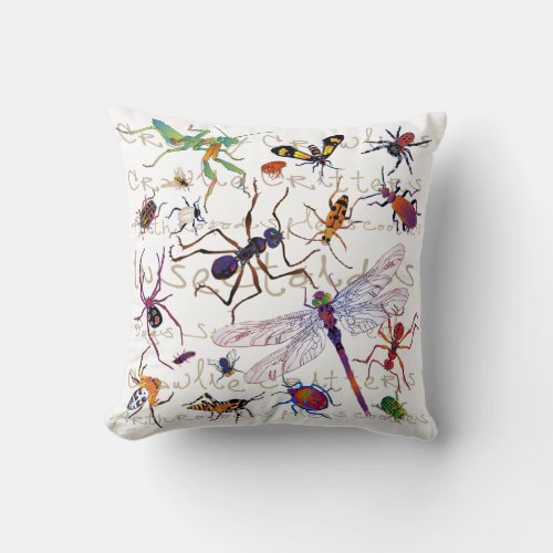 Cooties Throw Pillow