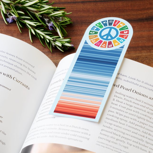 COP30 Sustainability Goals Peace Book Lover's Gift Bookmarks (Book)