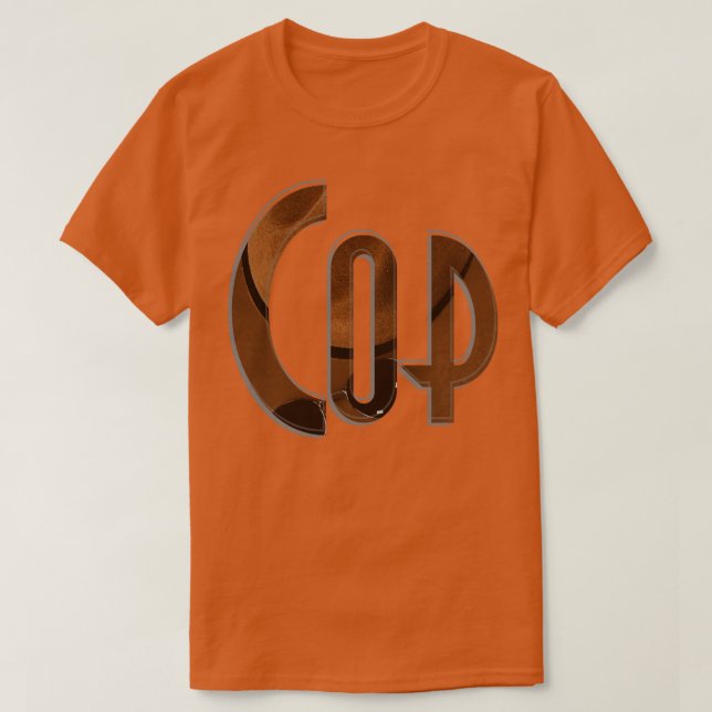 Cop 1 T-Shirt (Design Front)