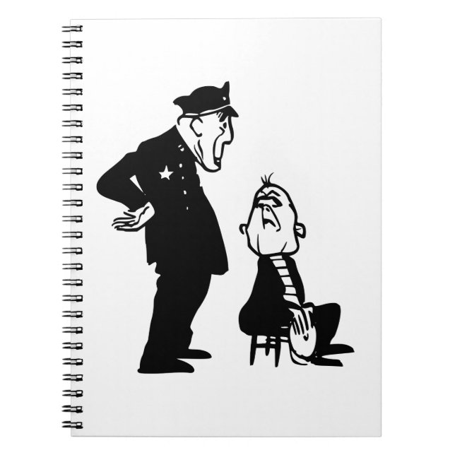 Cop and burglar notebook (Front)