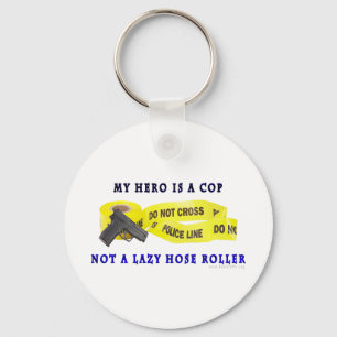 COP Hero Police Keychain