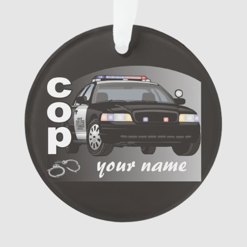 Cop Personalized Police Officer Ornament