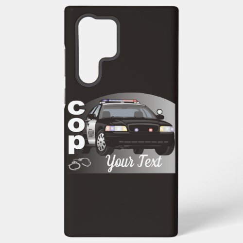 Cop Personalized Police Officer Samsung Galaxy S22 Ultra Case