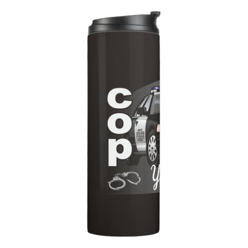 Cop Personalized Police Officer Thermal Tumbler