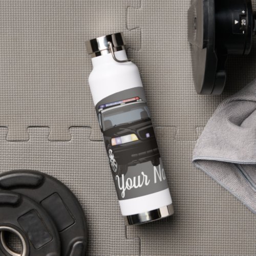 Cop Personalized Police Officer Water Bottle