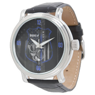 Cop Retirement Watch Edit - Custom Badge#