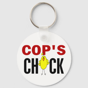 Cop’s  Chick Keychain