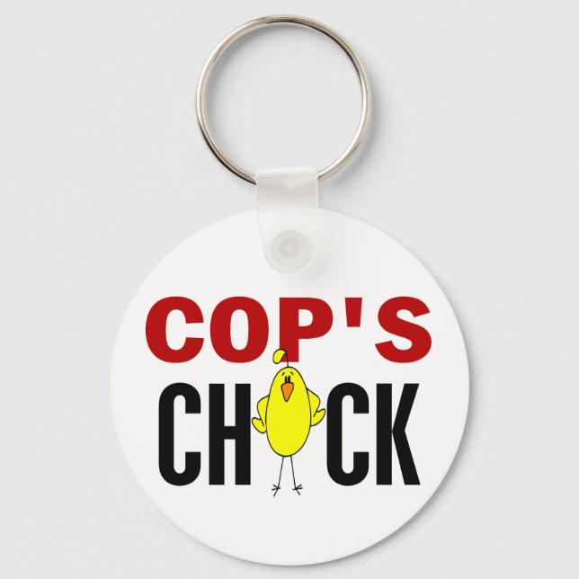 Cop’s  Chick Keychain (Front)