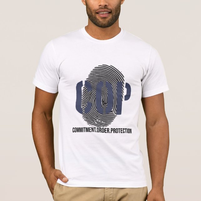 COP Tribute T-Shirt – Commitment. Order. Protectio (Front)