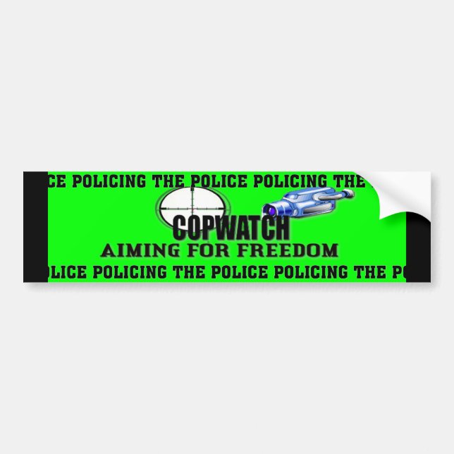 COP WATCH BUMPER STICKER (Front)