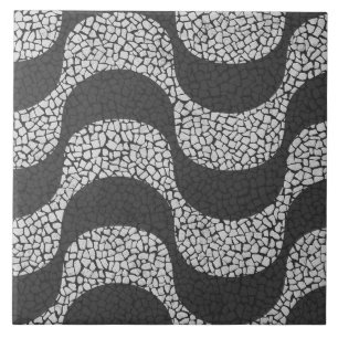 Copacabana Beach Boardwalk Ceramic Tile