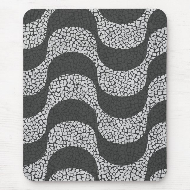 Copacabana Beach Boardwalk Mouse Pad (Front)