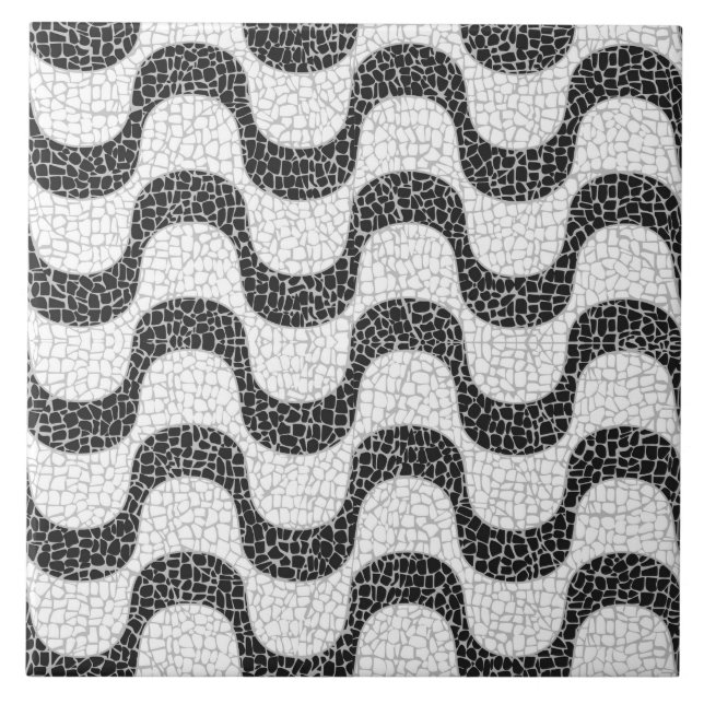 Copacabana Beach Ceramic Tile (Front)