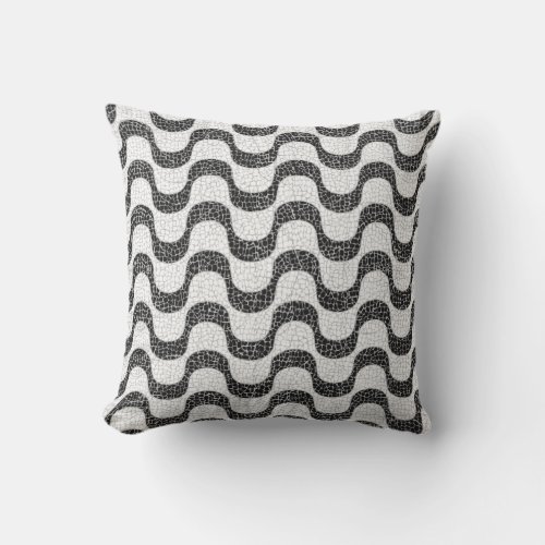 Copacabana Beach Throw Pillow