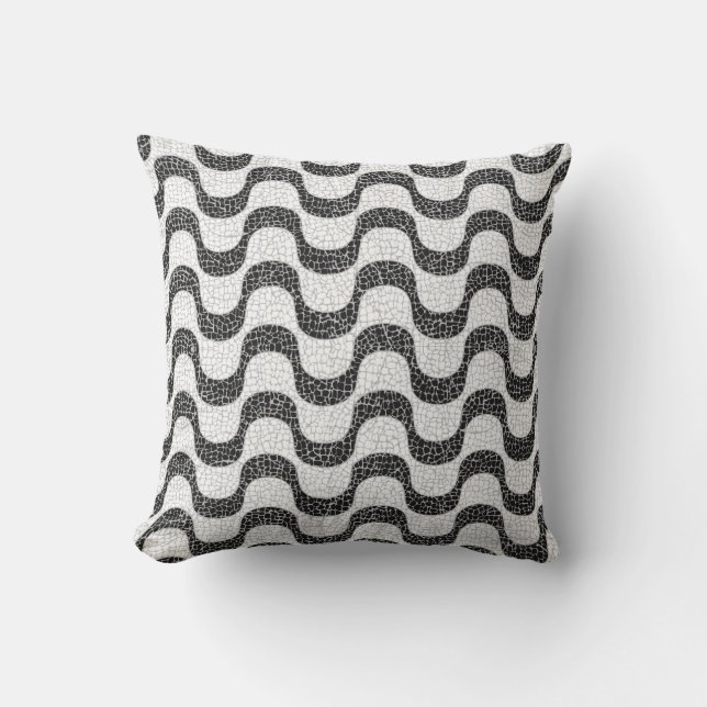 Copacabana Beach Throw Pillow (Front)