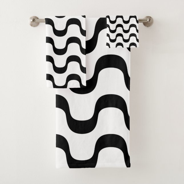 Copacabana Boardwalk Bath Towel Set (Insitu)