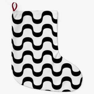 Copacabana Boardwalk  Large Christmas Stocking