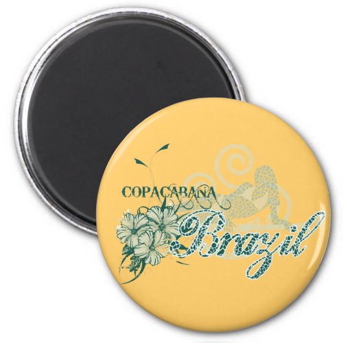 Copacabana Brazil Tshirts and Gifts Magnet