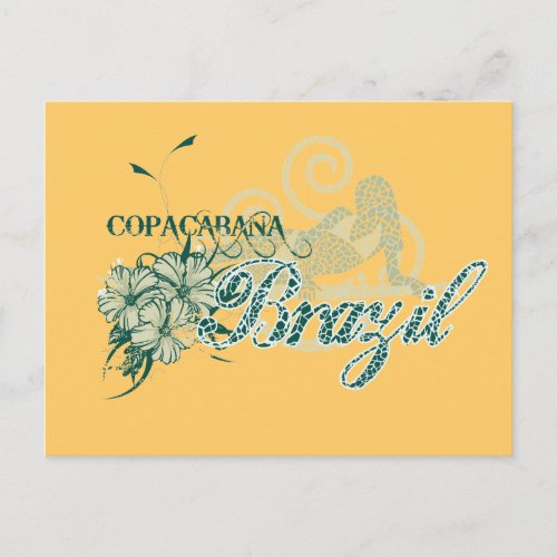 Copacabana Brazil Tshirts and Gifts Postcard