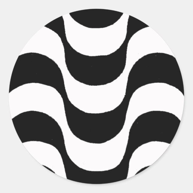 Copacabana footwear classic round sticker (Front)