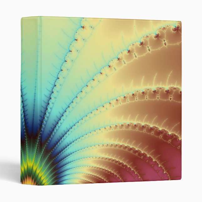 Copacabana Fractal 3 Ring Binder (Front/Spine)