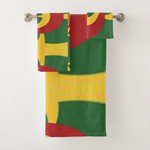 Copacabana Rio de Janeiro Samba Festival Colors Bath Towel Set