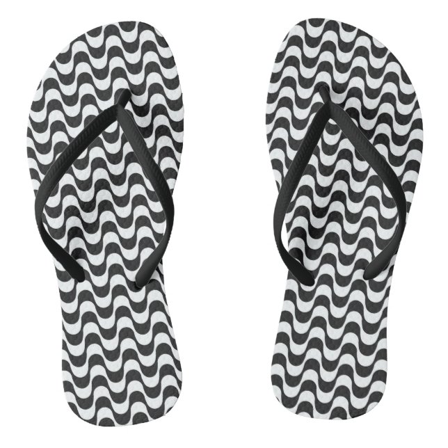 Copacabana sidewalk pattern flip flops (Footbed)