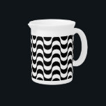 Copacabana sidewalk to drink beverage pitcher<br><div class="desc">Serving drinks are sure to be a joy with a custom pitcher from Zazzle! Create a one-of-a-kind pitcher by adding your own designs, photos, and text. Made of bright-white porcelain, your pitcher will add sparkle to any occasion. Imported and printed in the USA, our 19 oz. custom pitcher is both...</div>