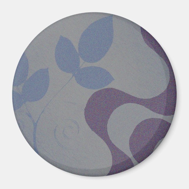 Copacabana sidewalk waves magnet (Front)