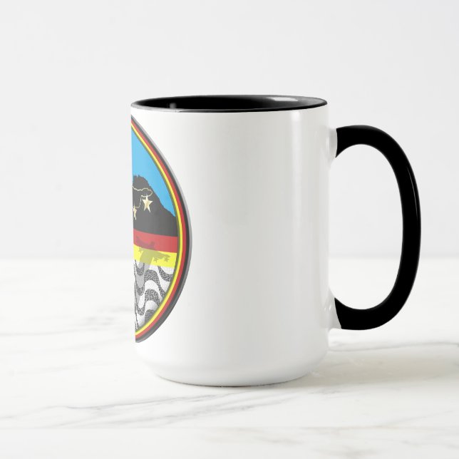 Copacabana Sugar Loaf Christ the redeemar Football Mug (Right)
