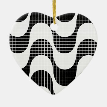 Copacabana Waves Ceramic Ornament by escapefromreality at Zazzle