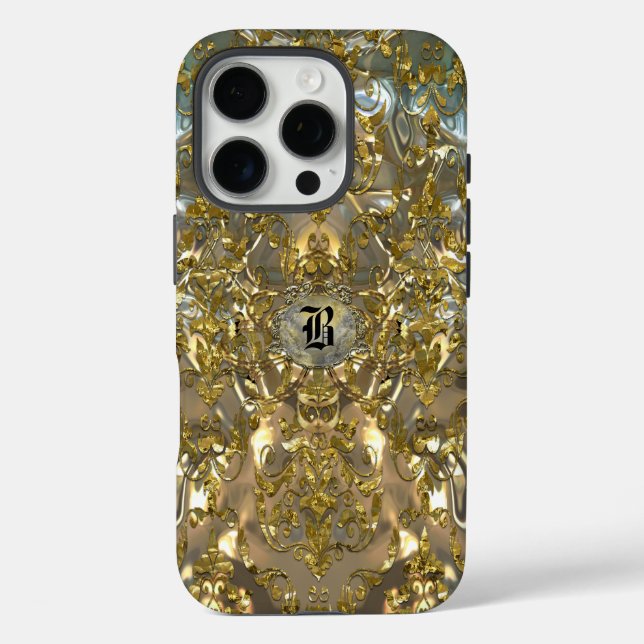 Copachatlin Damask Monogram Case-Mate iPhone Case (Back)