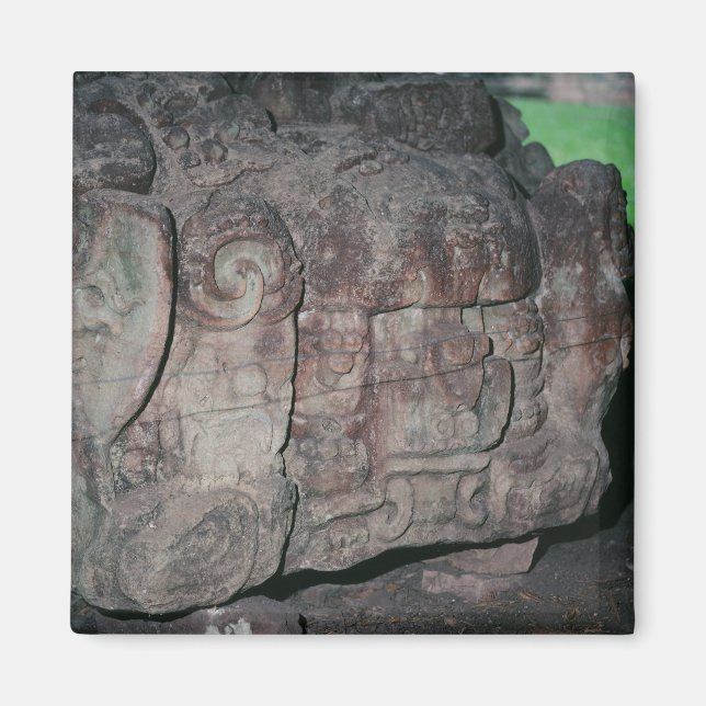 Copan Honduras Mayan Ruins Color Photo Designed Magnet (Front)