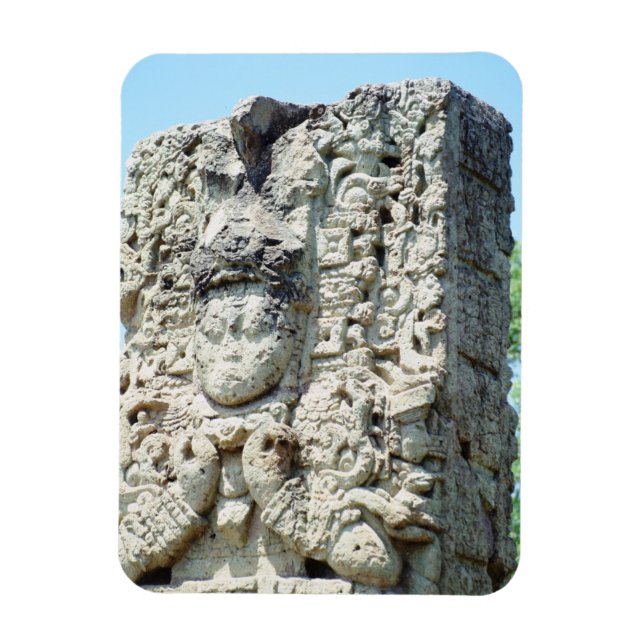 Copan Mayan Ruins Honduras Refrigerator Photo Magnet (Vertical)