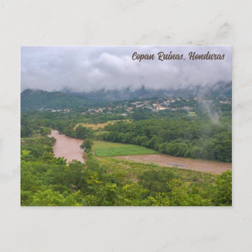 Copan Ruinas Honduras Town Postcard