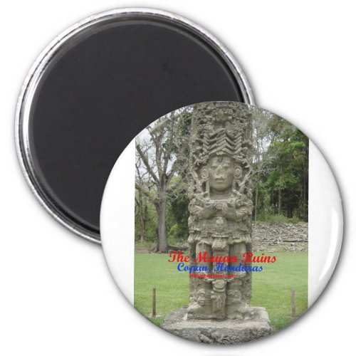 Copan Ruins Buttons and key chains Magnet